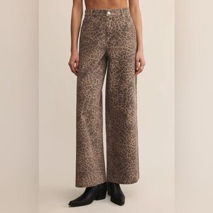 Marli Denim Leopard Pant